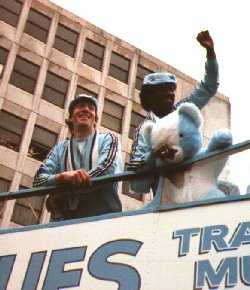 Celebrations in Coventry the day after winning the 1987 F.A. Cup Final