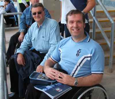 Me and Mike at the Ricoh Arena before 1st match v QPR, 20th August 2005