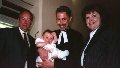 This is me with Mummy and Daddy and the Vicar who Christened me.