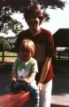 "Hurry up and take the photo Uncle Martin, I'm wasting valuable playing time!;".