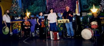 The band for the night, Phil, me, Katherine, Lindsey, Eddie, Richard