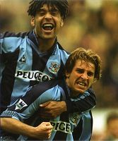 Richard Shaw and Darren Huckerby